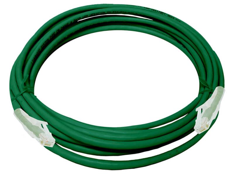linkbasic 5 metre utp cat6 flylead green