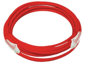 linkbasic 5 metre utp cat6 flylead red