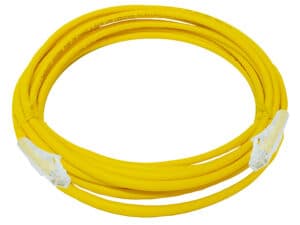 linkbasic 5 metre utp cat6 flylead yellow
