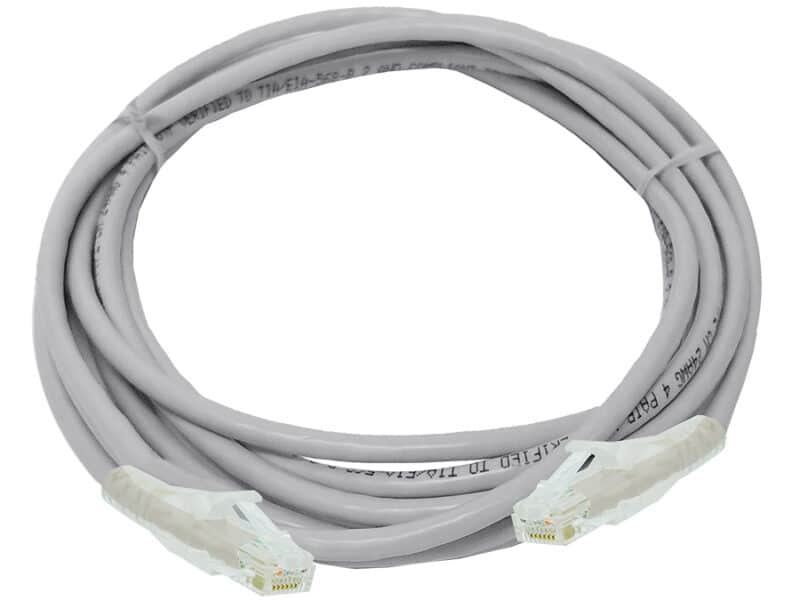 linkbasic 3 metre utp cat6a flylead grey