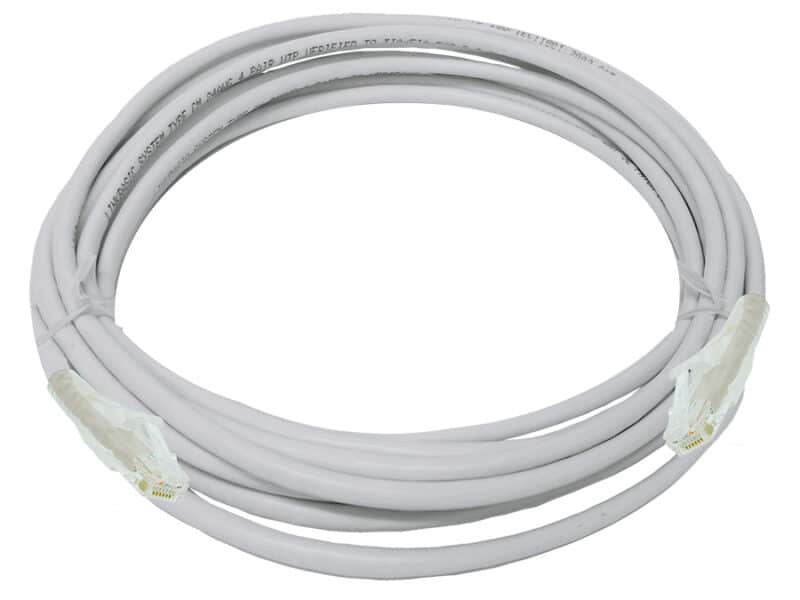 linkbasic 5 metre utp cat6a flylead grey