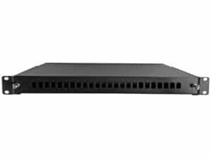 scoop 24 port fibre sliding patch panel blank