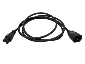 1.8m male iec to clover cable