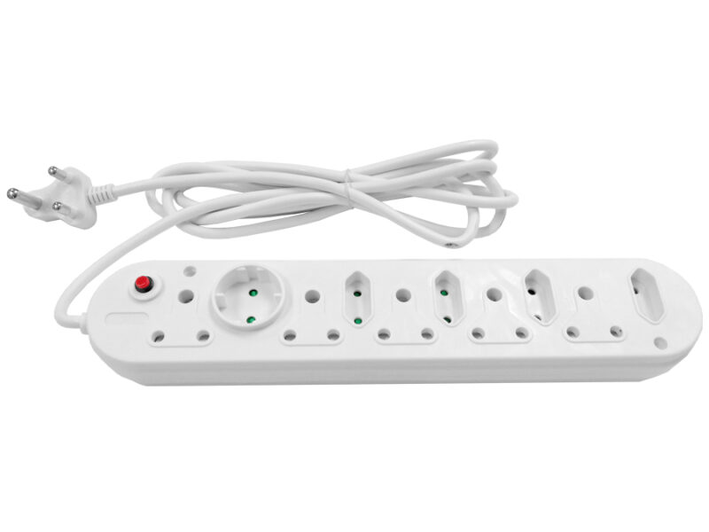 multi plug 5x16a 5x5a 3m cord