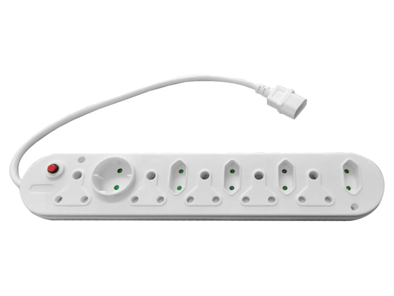 multi plug 5x16a 5x5a 0.5m iec cord