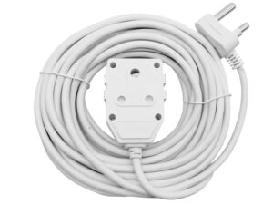 10m 10a extension cord with double coupler