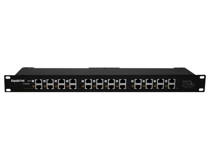 12 port gigabit passive poe injector