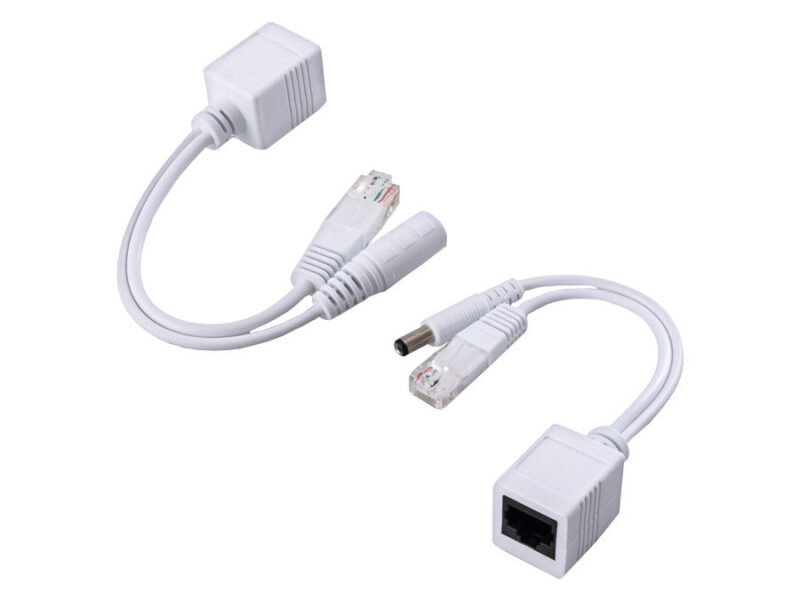 passive poe injector and splitter set