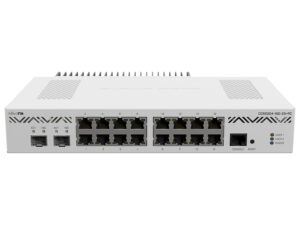 mikrotik cloud core 16 port gigabit 2sfp+ passive cooling router | ccr2004 16g 2s+pc