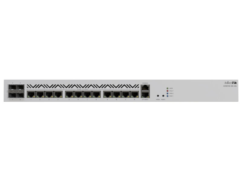 mikrotik cloud core 12 port gigabit 4sfp+ 16 core router | ccr2116 12g 4s+