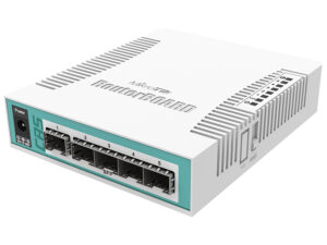 mikrotik cloud router switch 5 port sfp 1 poe/sfp port | crs106 1c 5s