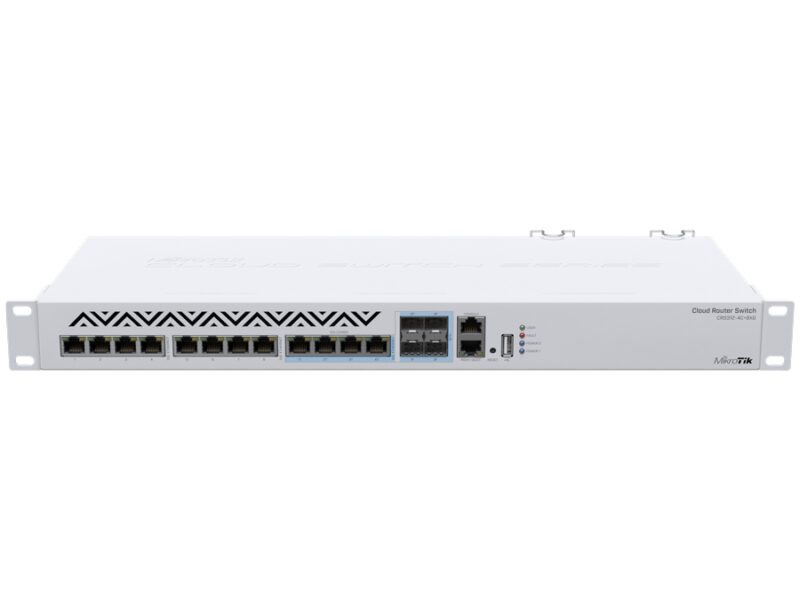 mikrotik cloud router switch 8 port 10gbps 4sfp+/10gbps ports | crs312 4c+8xg rm