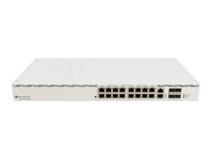 mikrotik cloud router switch 16 port poe 600w 4sfp+ | crs320 8p 8b 4s+rm