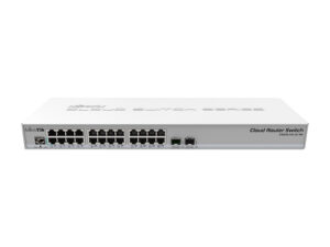 mikrotik cloud router switch 24 port gigabit 2sfp+ | crs326 24g 2s+rm