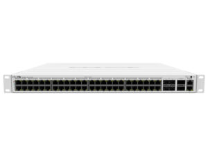mikrotik cloud router switch 48 port poe 700w 4sfp+ 2 qsfp+ | crs354 48p 4s+2q+rm