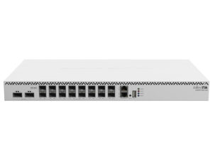 mikrotik cloud router switch 16 port sfp28 2 qsfp28 | crs518 16xs 2xq rm