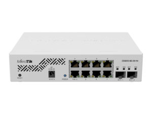 mikrotik swos smart switch 8 port gigabit 2sfp+ poe input | css610 8g 2s+in
