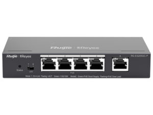 reyee 5 port gigabit with 4 poe 54w smart managed switch | rg es205gc p
