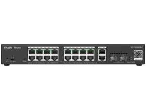 reyee 18 port gigabit with 16 poe 250w 2sfp smart managed switch | rg es220gs p