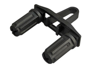 rackstuds duo 2.2mm/3.2mm 20 pack black | rslduo 1rub20 s2/40