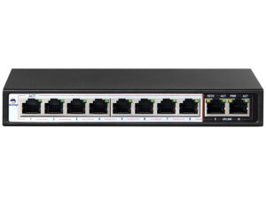 scoop 10 port fast ethernet 8 ai poe 96w switch