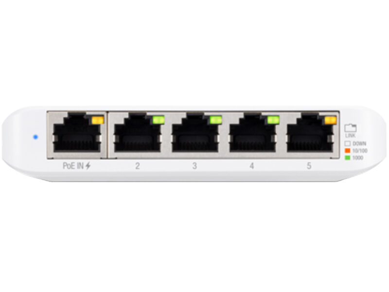 ubiquiti unifi flex mini 5 port gigabit 1poe input | usw flex mini