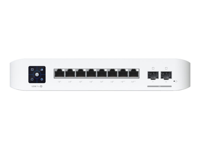 ubiquiti unifi switch pro 8 port 6poe+ 2poe++ 120w | usw pro 8 poe (120w)