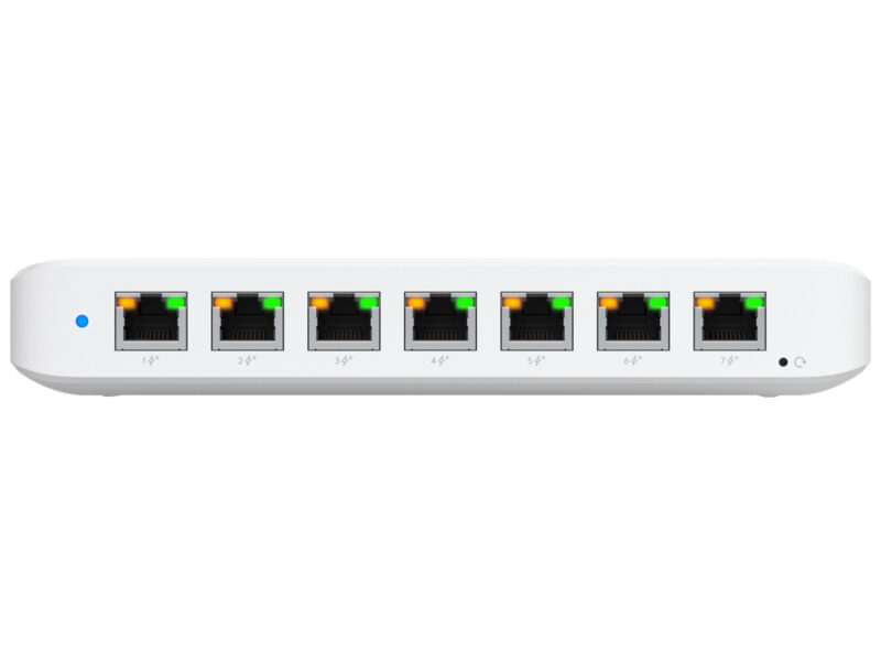 ubiquiti unifi switch ultra 8 port gigabit 1poe input 7 poe out 52w | usw ultra 60w