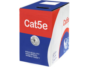 scoop unbranded 305m box cat5e cca grey utp cable