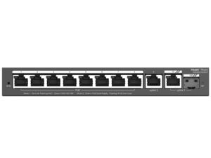 reyee 10 port gigabit with 8 poe 120w 1sfp combo port smart managed switch | rg es210gs p