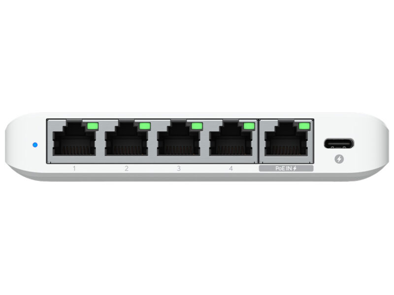 ubiquiti unifi flex mini 2.5gbps 5 port switch with poe input | usw flex 2.5g 5 eu